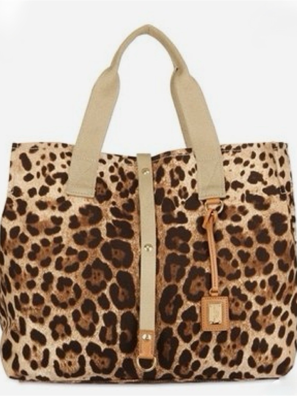 Dolce & Gabbana ‘Leopard Canvas Bag’